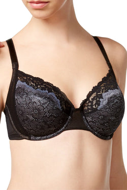 Wacoal Black/Grey Basics Benefits Underwire Bra thumbnail 2