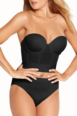 Wacoal Black Red-Carpet Long Line Bra thumbnail 1