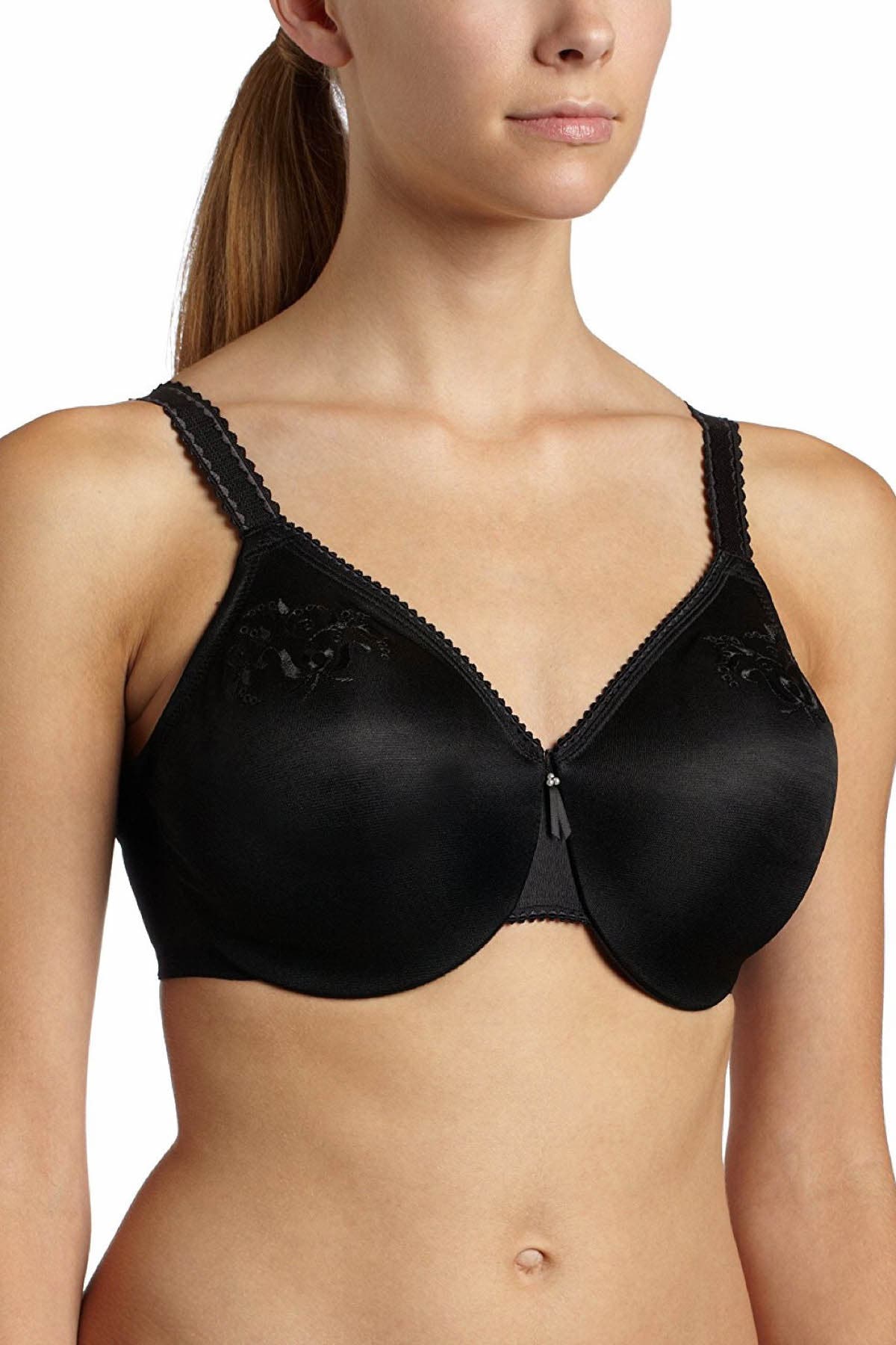 Wacoal Black Slimline Seamless Minimizer Bra