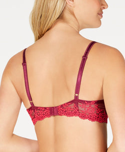 Wacoal Embrace Lace Contour Bra 853191 Purple Potion/cerise thumbnail 2