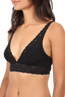 Wacoal Halo Lace Convertible Soft Cup Bralette in Black thumbnail 2