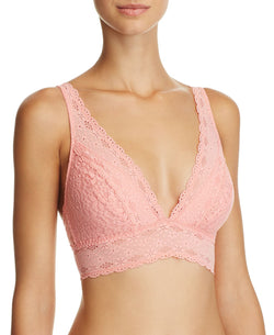 Wacoal Halo Lace Convertible Soft Cup Bralette in Conch Shell Pink thumbnail 2