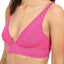 Wacoal Halo Lace Convertible Soft Cup Bralette in Fuchsia