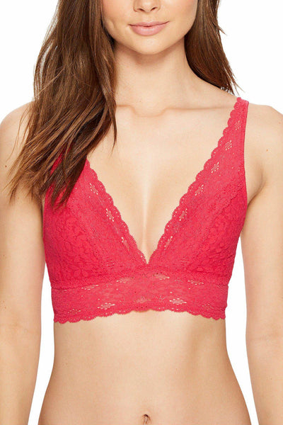 Wacoal Halo Lace Convertible Soft Cup Bralette in Love Potion