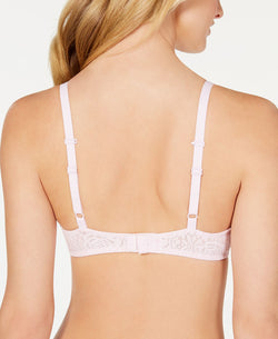 Wacoal Halo Lace Molded Underwire Bra 851205 Up To G Cup Lilac Snow thumbnail 2