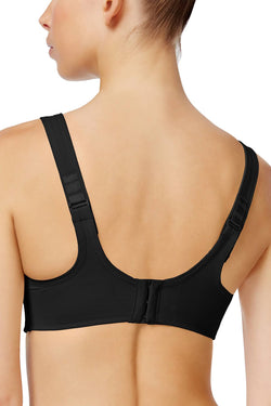 Wacoal High Impact Underwire Sports Bra in Peacoat /Jade thumbnail 3