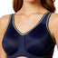 Wacoal High Impact Underwire Sports Bra in Peacoat /Jade