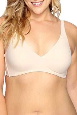 Wacoal How Perfect Full Figure Wire Free Bra in Naturally Nude thumbnail 1