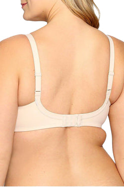 Wacoal How Perfect Full Figure Wire Free Bra in Naturally Nude thumbnail 3