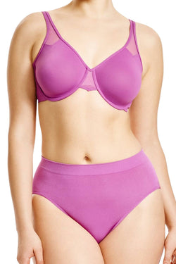 Wacoal Hyacinth-Violet Seamless Body-By-Wacoal Underwire Bra thumbnail 2