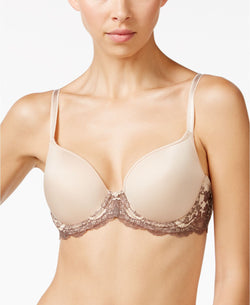 Wacoal Lace Affair Contour Bra in Beige thumbnail 2