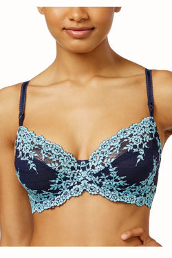Wacoal Peacoat/Gulf-Stream Embrace Lace Underwire Bra thumbnail 4
