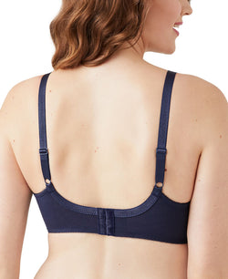 Wacoal Retro Chic Full-figure Underwire Bra 855186 Up To I Cup Black Iris thumbnail 3