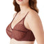 Wacoal Retro Chic Full-figure Underwire Bra 855186 Up To I Cup Marron