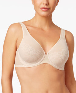 Wacoal Stark Beauty Rose-lace Molded Bra 855225 Sand- Nude 01 thumbnail 1