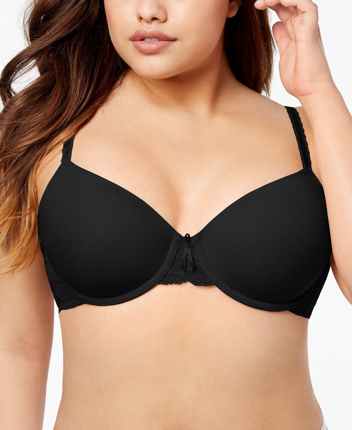 Wacoal Top Tier Contour Lace Bra Black