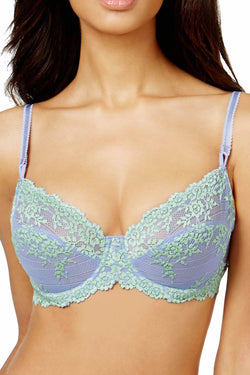 Wacoal Very-Violet/Bamboo Embrace Lace Underwire Bra thumbnail 1