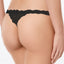 Wacoal Vivid Encounter Lace-waist Thong 842295 Black