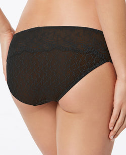 Wacoal Vivid Encounter Sheer Lace Bikini 843295 Black thumbnail 2