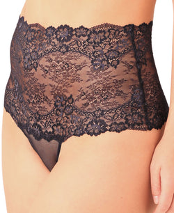 Wacoal Wo Level Up Lace High-waist Thong Underwear 844369 Night Sky thumbnail 2