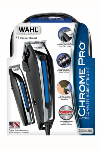 Wahl Chrome Pro Complete Haircutting Combo Kit