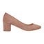 Wanted Taupe Amelia Block-Heel Pumps