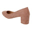 Wanted Taupe Amelia Block-Heel Pumps