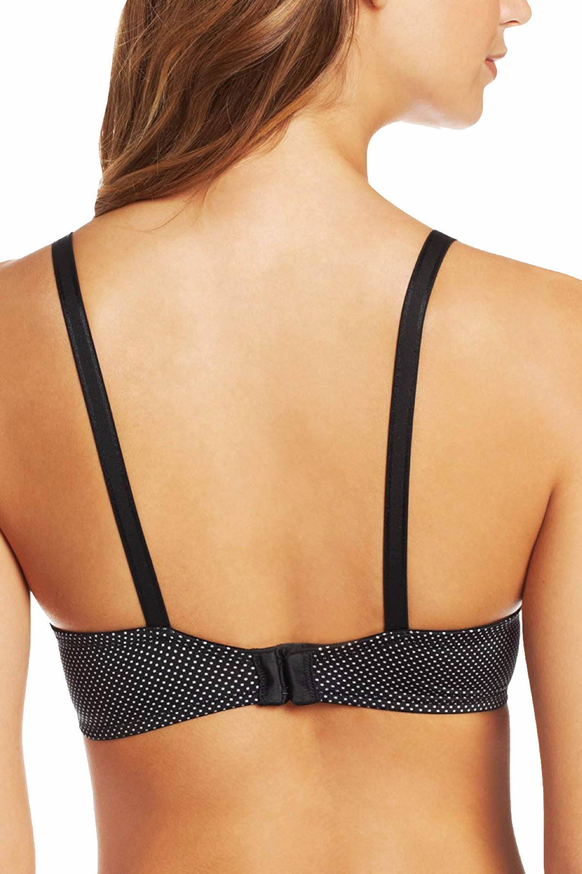 Warner's Black/White Polka-Dot 'This-Is-Not-A-Bra' Full-Coverage T-shirt Bra