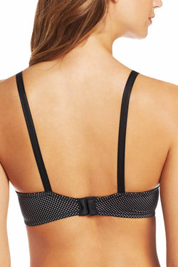 Warner's Black/White Polka-Dot 'This-Is-Not-A-Bra' Full-Coverage T-shirt Bra thumbnail 4