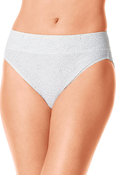 Warner's Cool-Animal-Print No Pinches No Problems High-Cut Brief