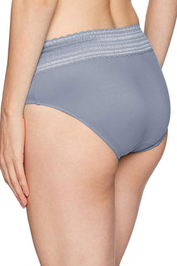 Warner's Graphite No Muffin Top Hipster With Lace thumbnail 3