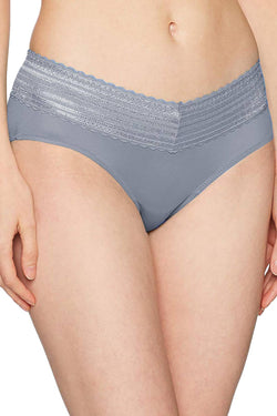 Warner's Graphite No Muffin Top Hipster With Lace thumbnail 1