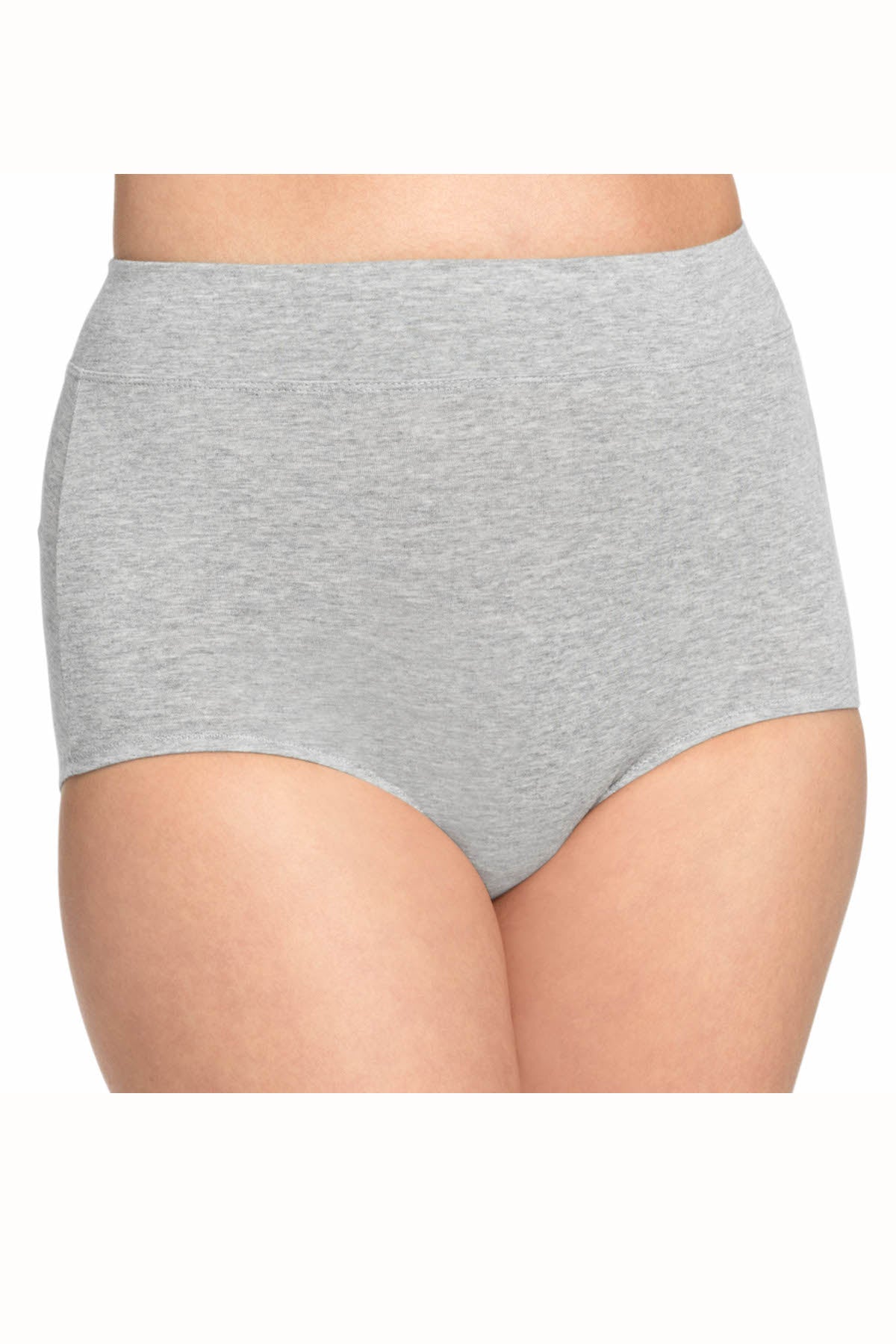 Warner's Heather-Grey No Pinching/No Problems Cotton Brief