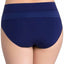Warner's Navy No-Pinching No-Problems Striped Seamless Hipster