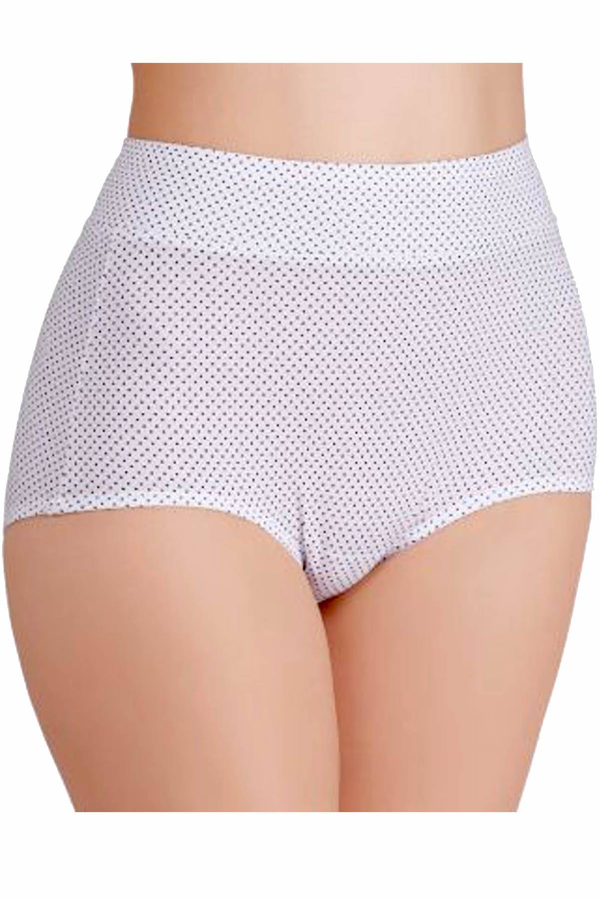 Warner's Navy-Pindot No Pinching No Problems Cotton Brief