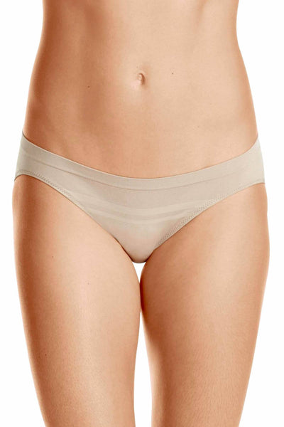 Warner's Toasted-Almond No-Pinching No-Problem Seamless Bikini