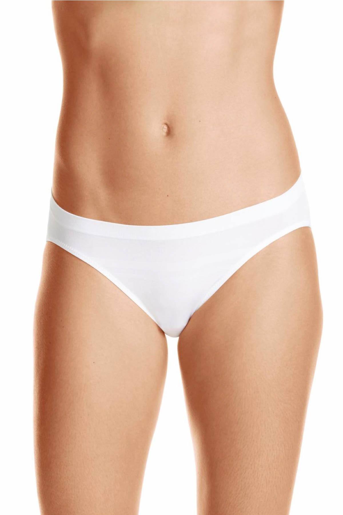 Warner's White No-Pinching No-Problem Seamless Bikini