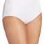 Warner's White No-Wedgies No-Worries Modern Brief Panty