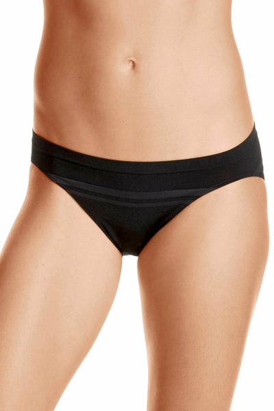 Warners Black No-Pinching No-Problem Seamless Bikini