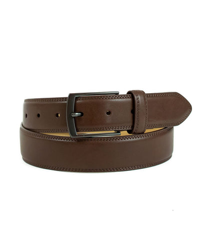 Weatherproof Big And Tall Belt With Single Prong Buckle Brown