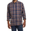 Weatherproof Vintage Antique Plaid Flannel Shirt Estate Blue