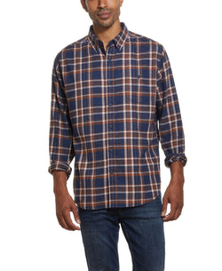 Weatherproof Vintage Antique Plaid Flannel Shirt Estate Blue thumbnail 1