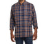 Weatherproof Vintage Antique Plaid Flannel Shirt Estate Blue