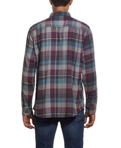 Weatherproof Vintage Antique Plaid Flannel Shirt Windsor Wine thumbnail 2