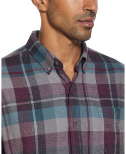 Weatherproof Vintage Antique Plaid Flannel Shirt Windsor Wine thumbnail 3