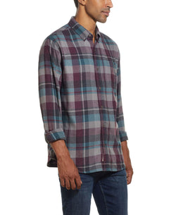 Weatherproof Vintage Antique Plaid Flannel Shirt Windsor Wine thumbnail 4