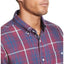Weatherproof Vintage Burnout Flannel Shirt Dark Red