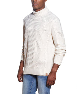 Weatherproof Vintage Chunky Turtleneck Sweater Ecru thumbnail 2