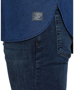 Weatherproof Vintage Denim Shirt Denim thumbnail 4
