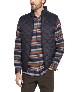 Weatherproof Vintage Diamond Quilted Vest Black thumbnail 1